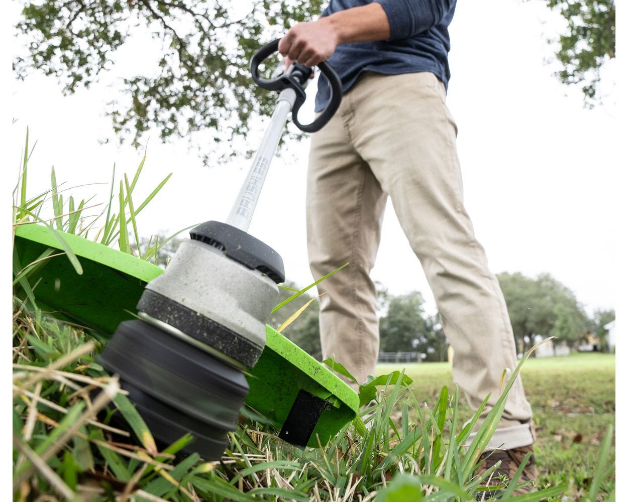 60V 25" Cordless Battery SP Mower & 16" String Trimmer Combo Kit w/ Two (2) 4.0Ah Batteries & Dual Port Rapid Charger