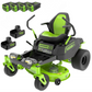 60V 42” Electric CrossoverZ Zero Turn Mower with (4) 8 Ah Batteries and (2) Dual Port Turbo Chargers